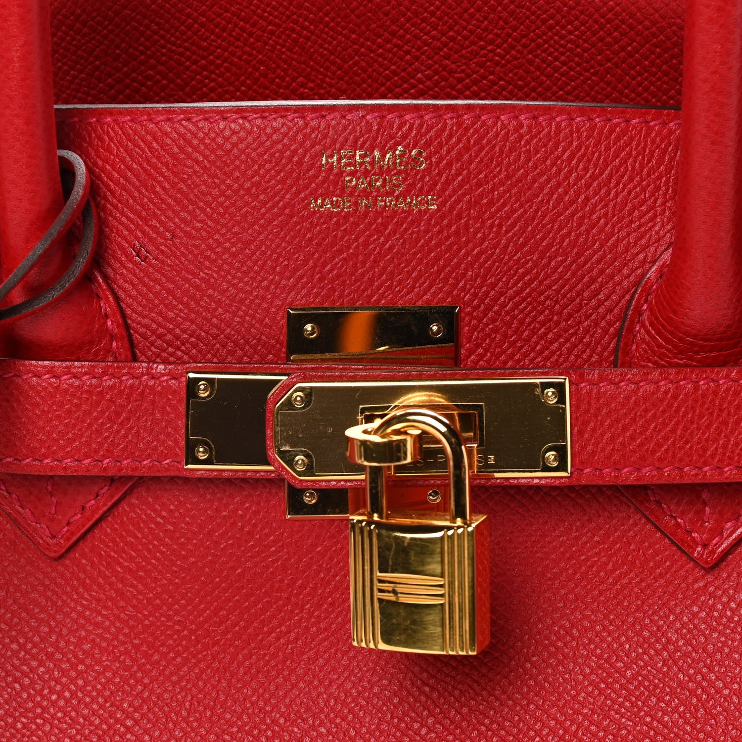 Hermes Epsom Birkin 35 Rouge Casaque 6 of 16