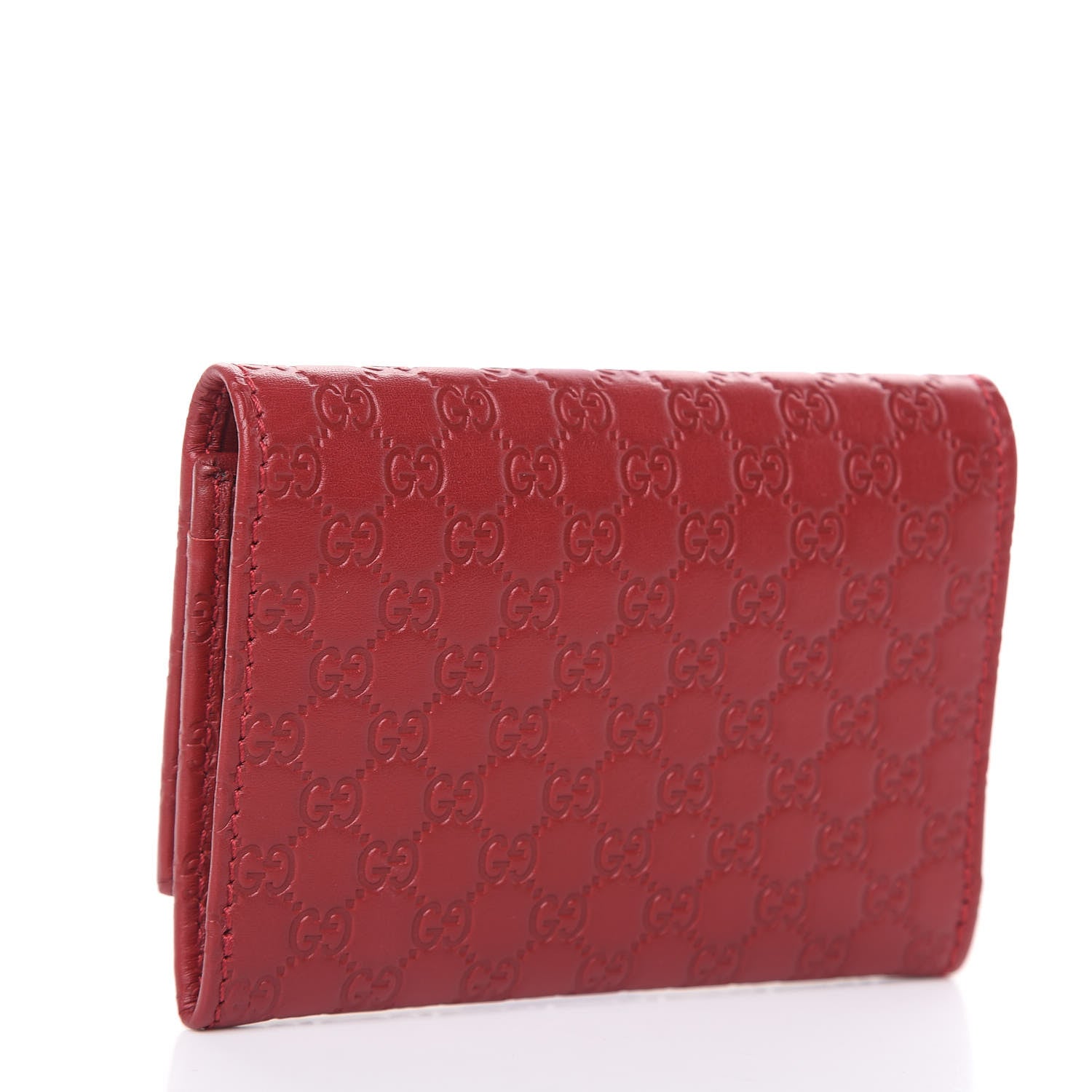 Gucci Microguccissima Card Case Hibiscus Red 3 of 7