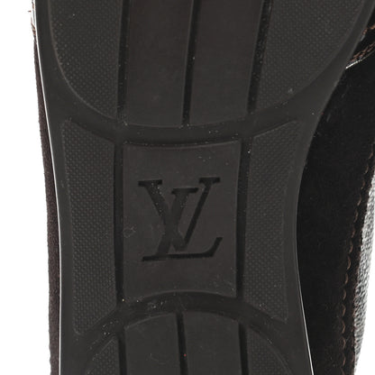 Louis Vuitton Suede Patent Monogram Speeding Sneakers 36.5 6 of 14
