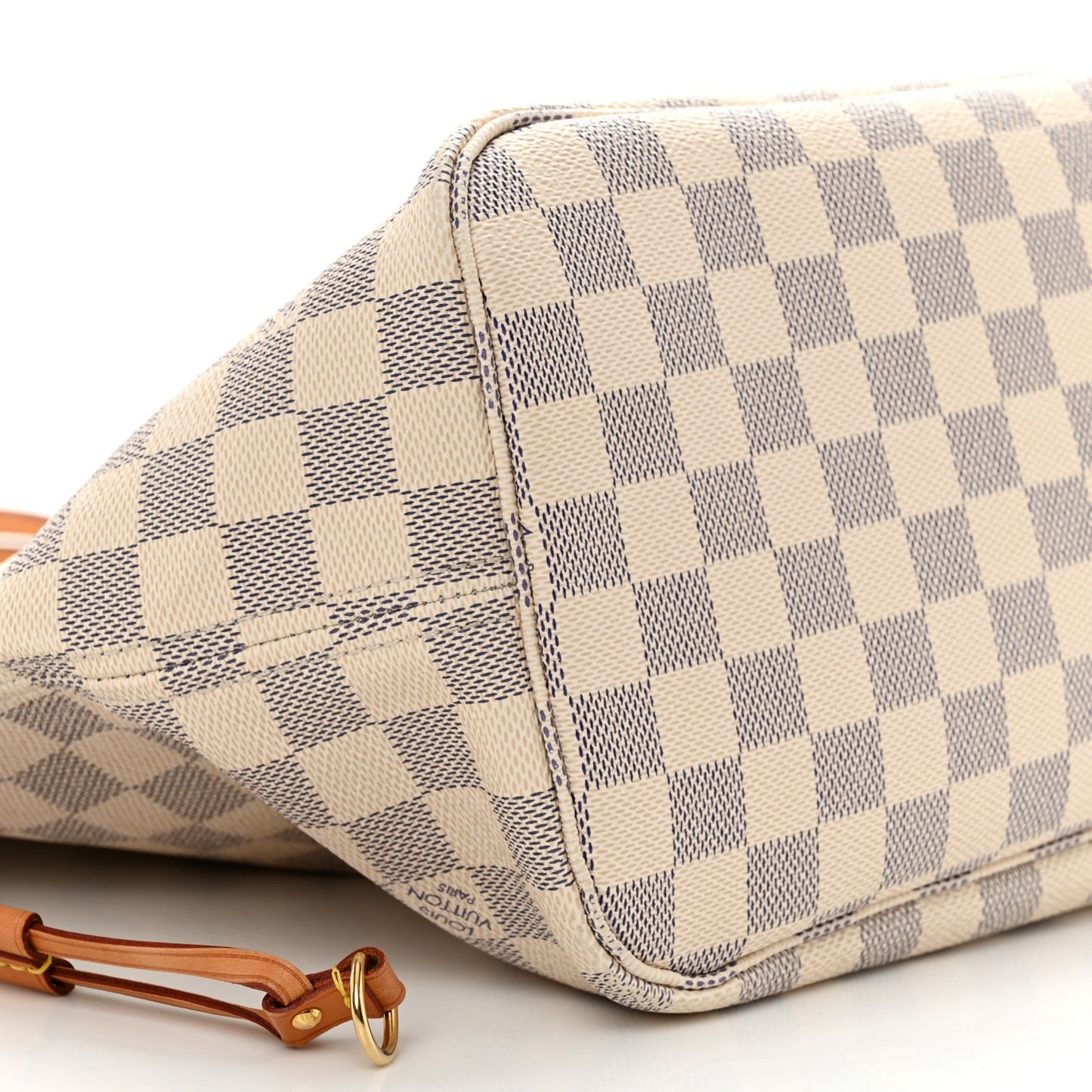 Damier Azur Neo Neverfull MM Rose Ballerine