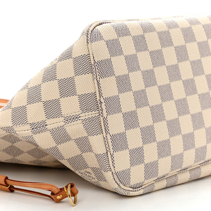 Louis Vuitton Damier Azur Neo Neverfull MM Rose Ballerine 10 of 13