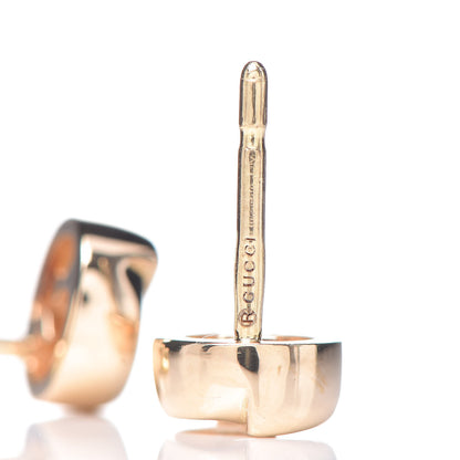 Gucci 18K Yellow Gold 1973 Stud Earrings 4 of 5