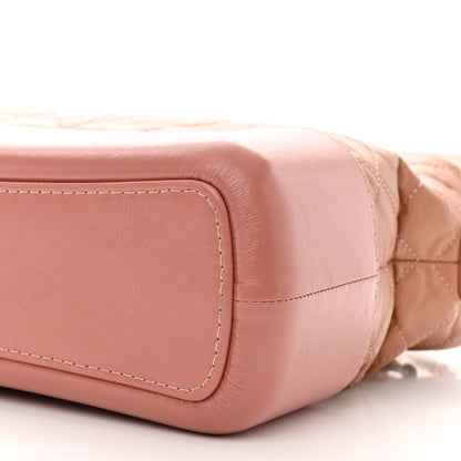 Chanel Aged Calfskin Quilted Medium Gabrielle Hobo Pink 10 of 10