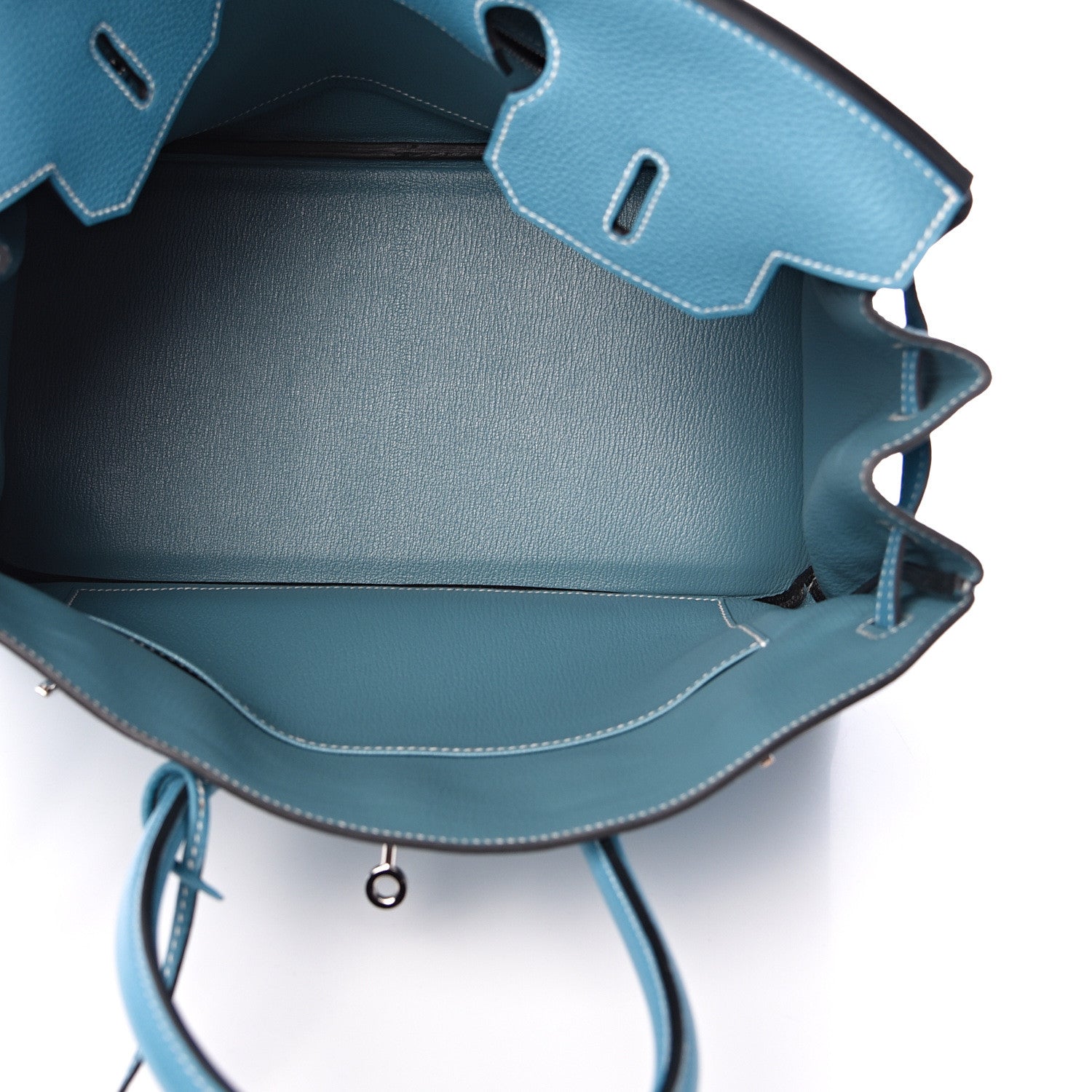Hermes Togo Birkin 35 Blue Jean 4 of 13