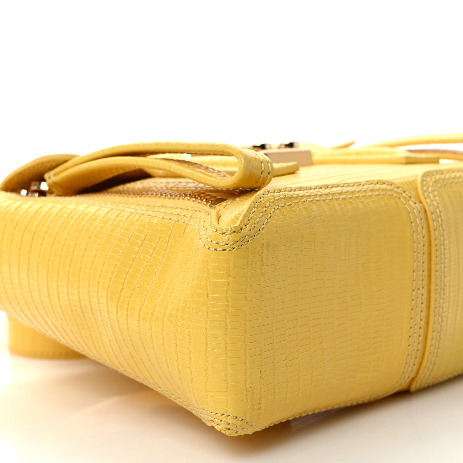 3.1 Phillip Lim Lizard Embossed Calfskin Mini Pashli Satchel Sunshine 7 of 8