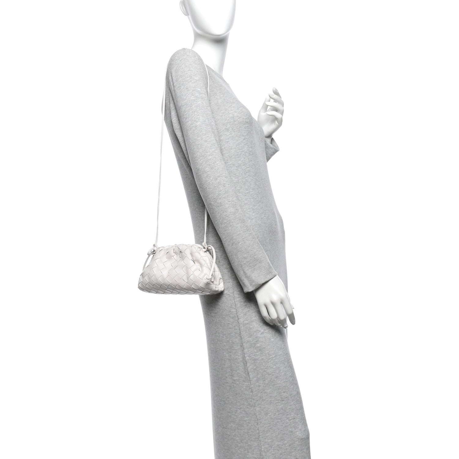 Bottega Veneta Nappa Intrecciato The Mini Pouch Chalk 2 of 10