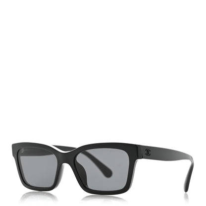Chanel Acetate Polarized Square Sunglasses 5417-A Black 1 of 8