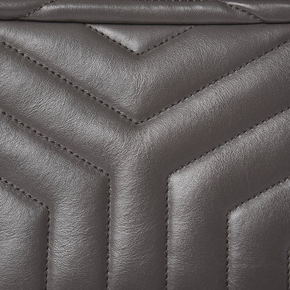 Saint Laurent Calfskin Y Quilted Monogram Small Loulou Chain Satchel Earth 10 of 10