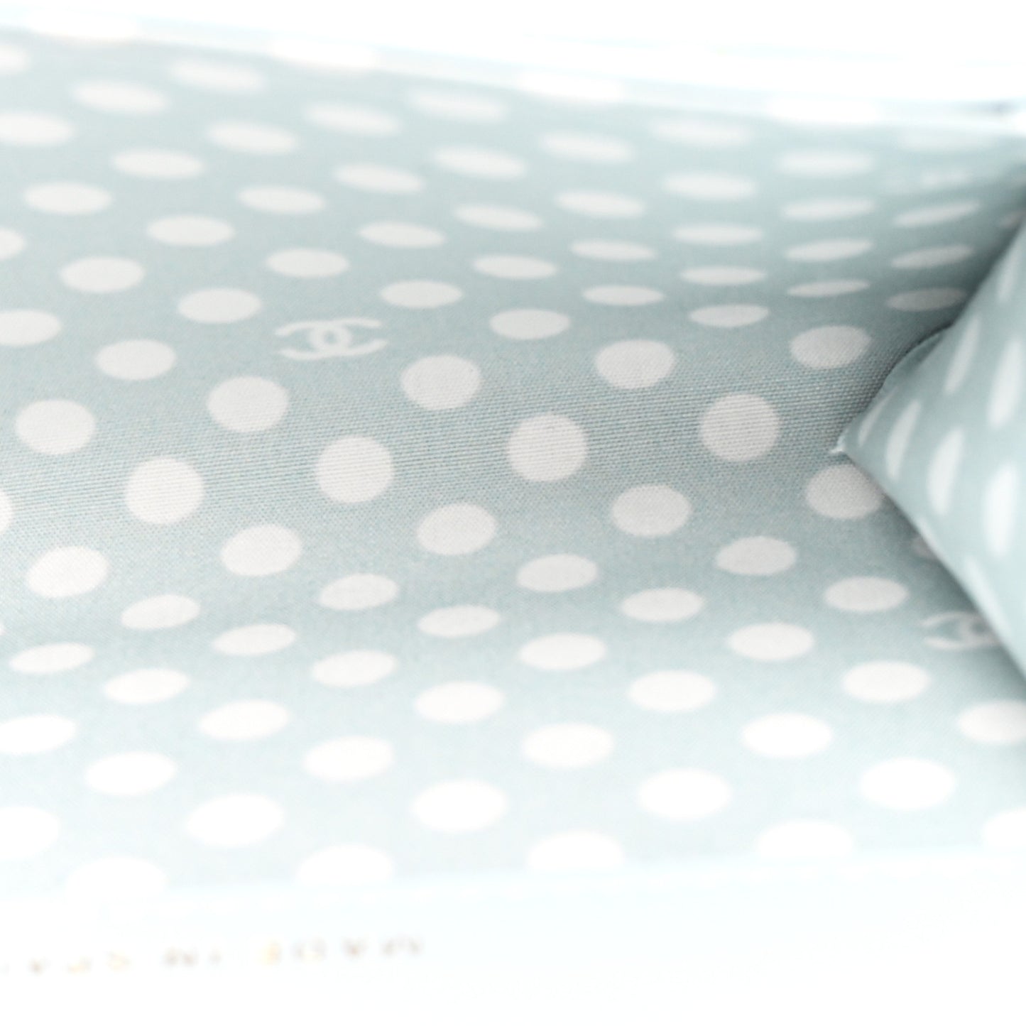 Lambskin Quilted Pearl CC Chanel Flap Card Holder Light Blue