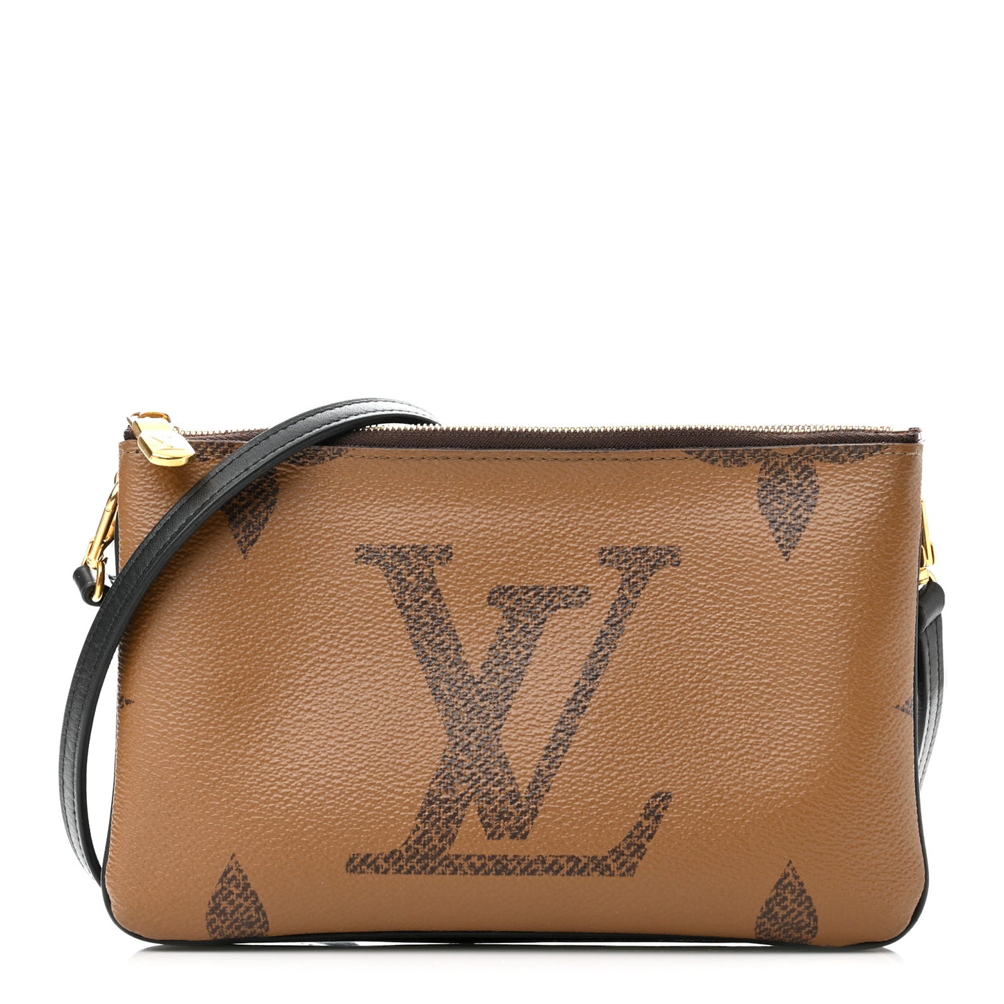 Reverse Monogram Giant Double Zip Pochette