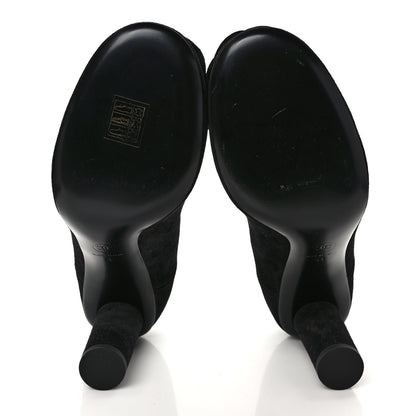 Chanel Suede Camellia Pumps 41 Black 5 of 9