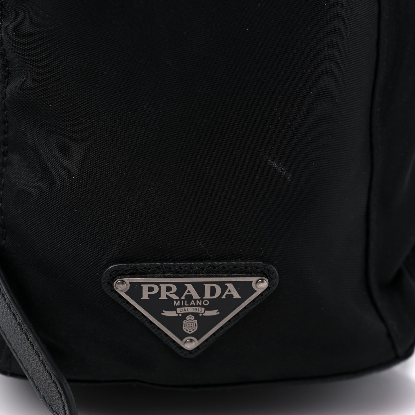 Nylon New Vela Studded Backpack Black
