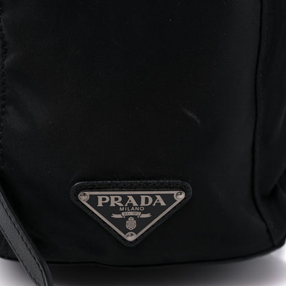 Prada Nylon New Vela Studded Backpack Black 9 of 9