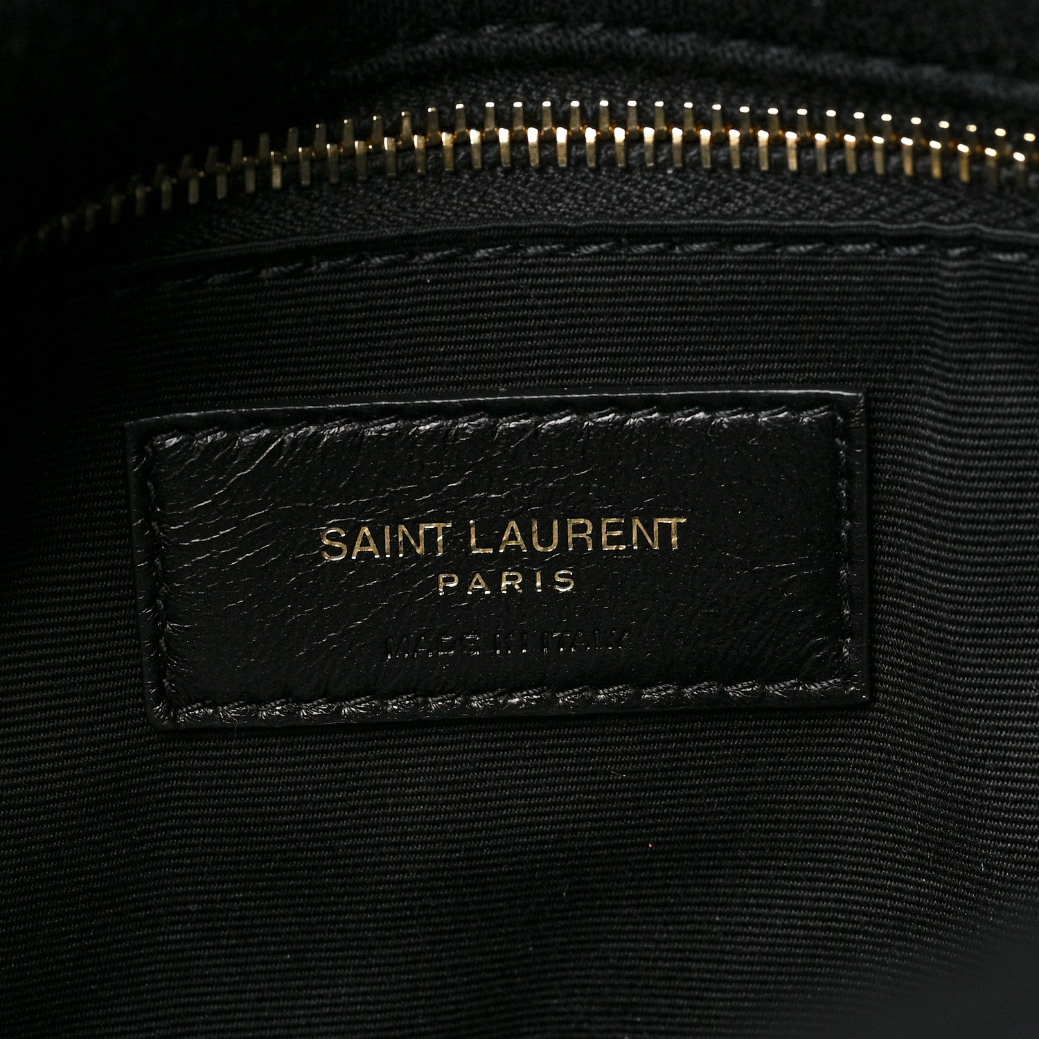 Saint Laurent Wool Jersey Quilted Medium Loulou Puffer Monogram Chain Black 7 of 7