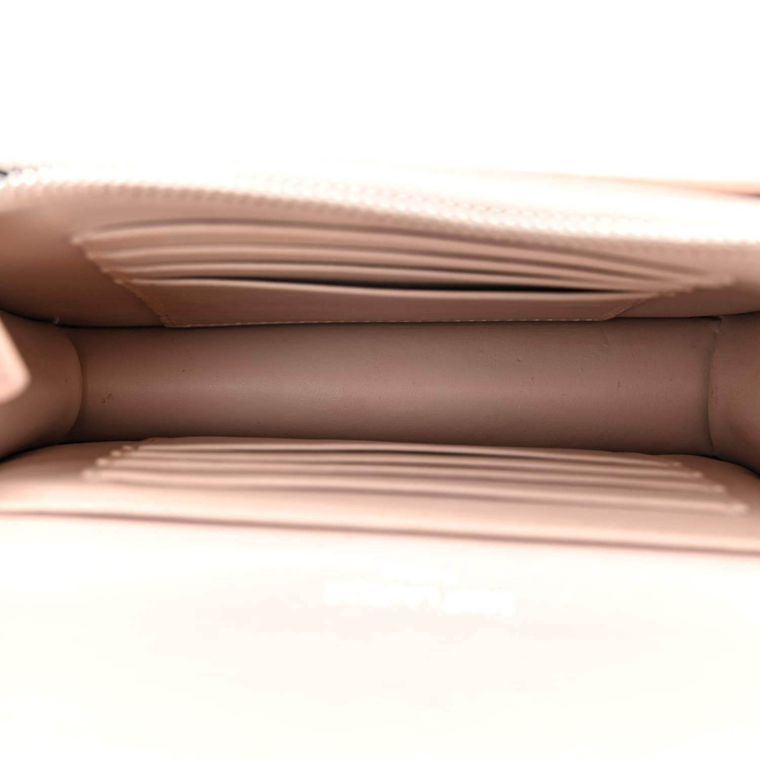 Saint Laurent Calfskin Monogram Sunset Chain Wallet Light Pink 5 of 17