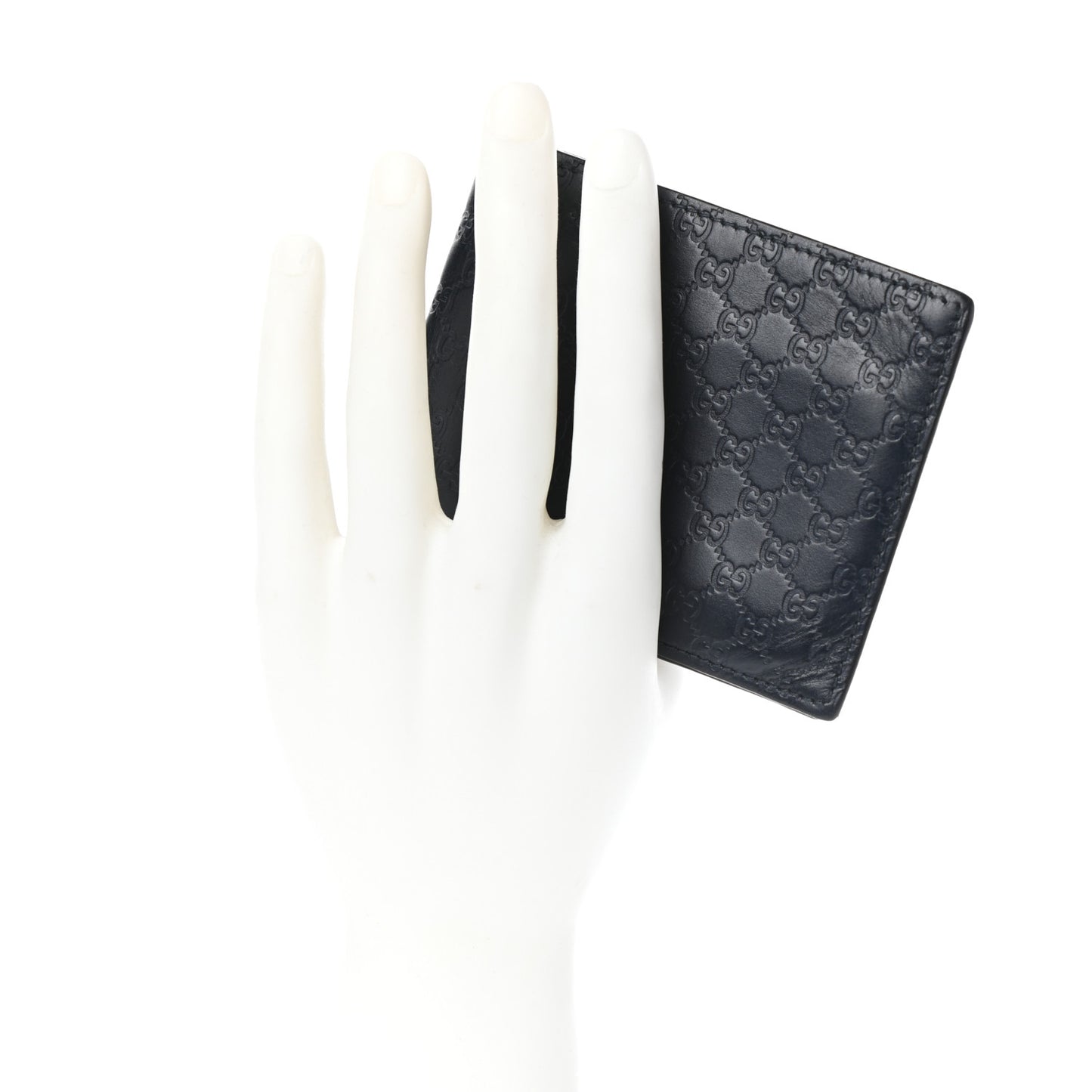 Microguccissima Bi-Fold Wallet Black
