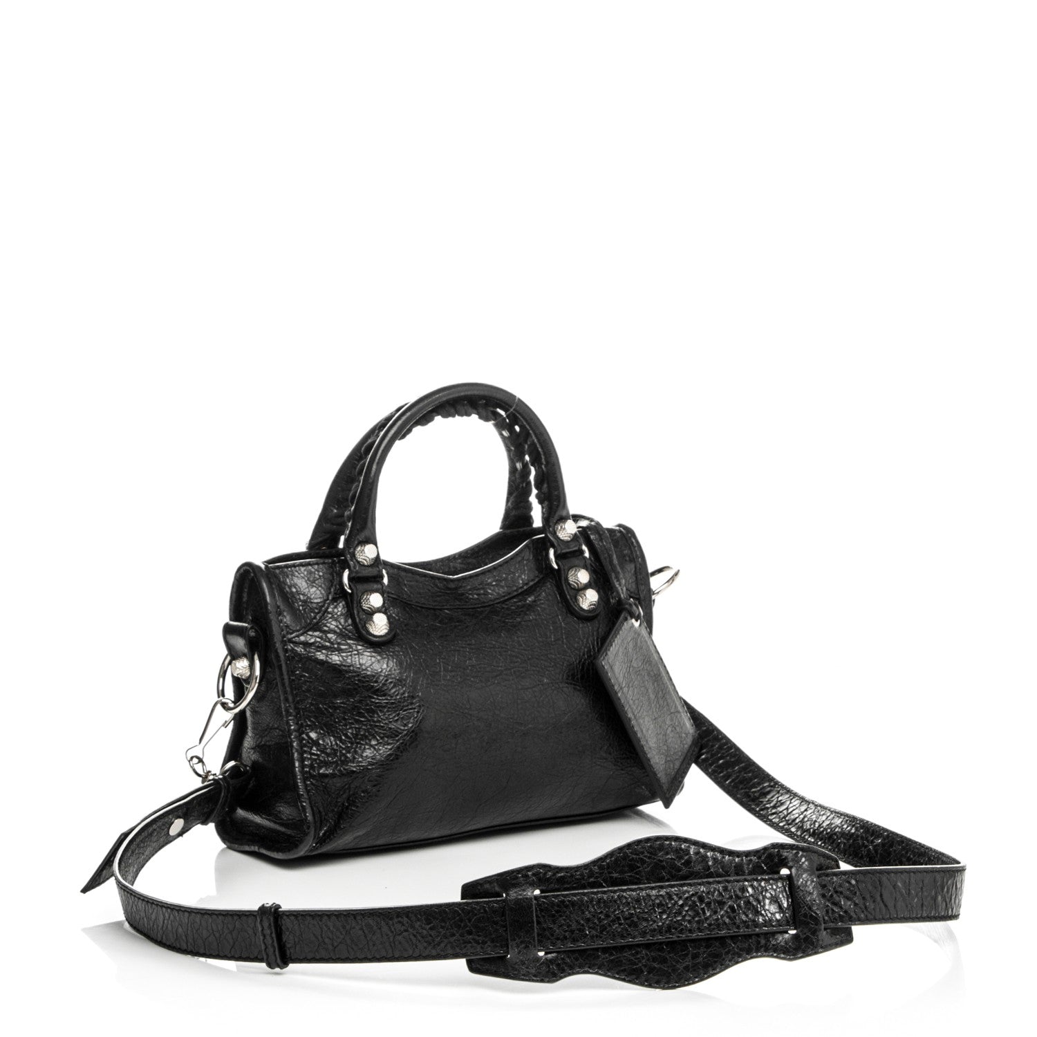 Balenciaga Agneau Giant 12 Silver Hardware Mini City Black 4 of 8