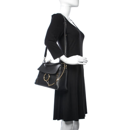 Chloe Calfskin Small Faye Day Shoulder Bag Black 2 of 15