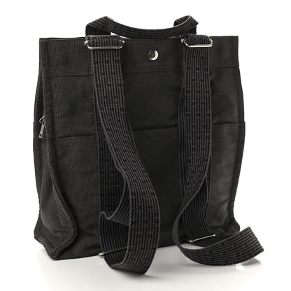 Hermes Canvas Herline Backpack Grey 3 of 9