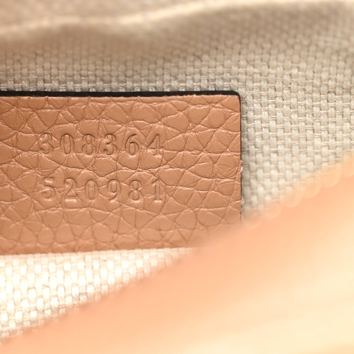 Pebbled Calfskin Small Soho Disco Bag Camelia