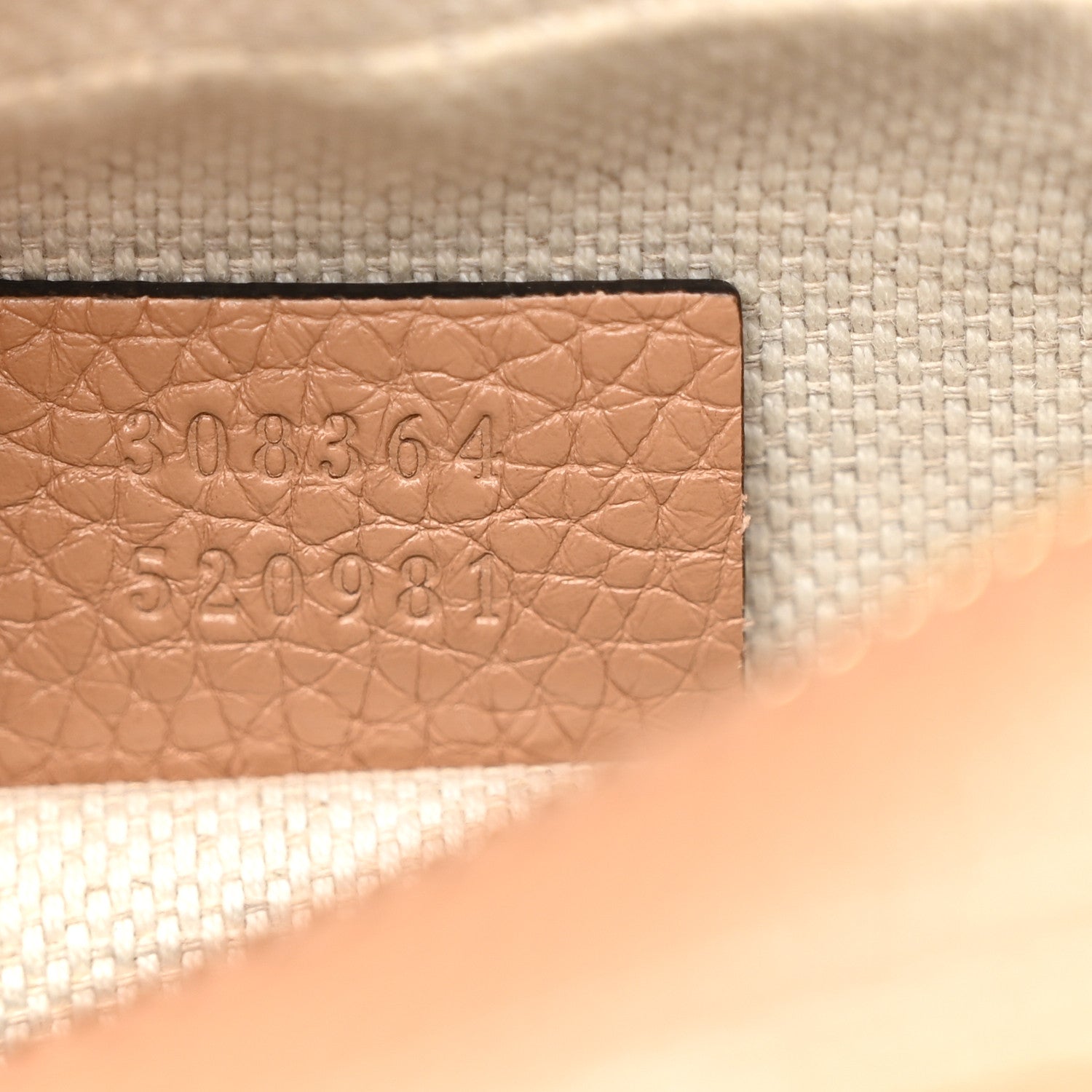 Gucci Pebbled Calfskin Small Soho Disco Bag Camelia 7 of 13