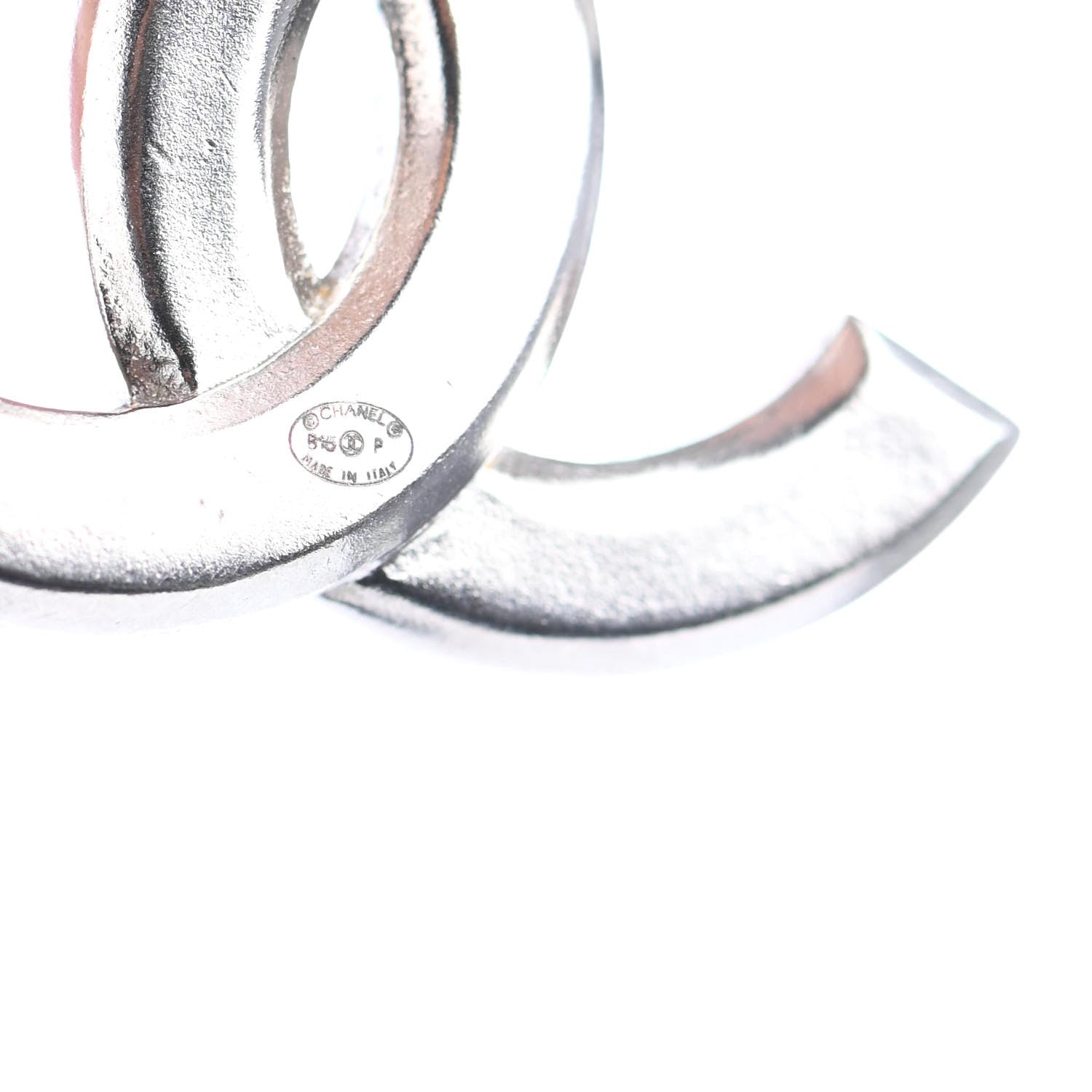 Chanel Baguette Crystal CC Small Brooch Silver 3 of 5