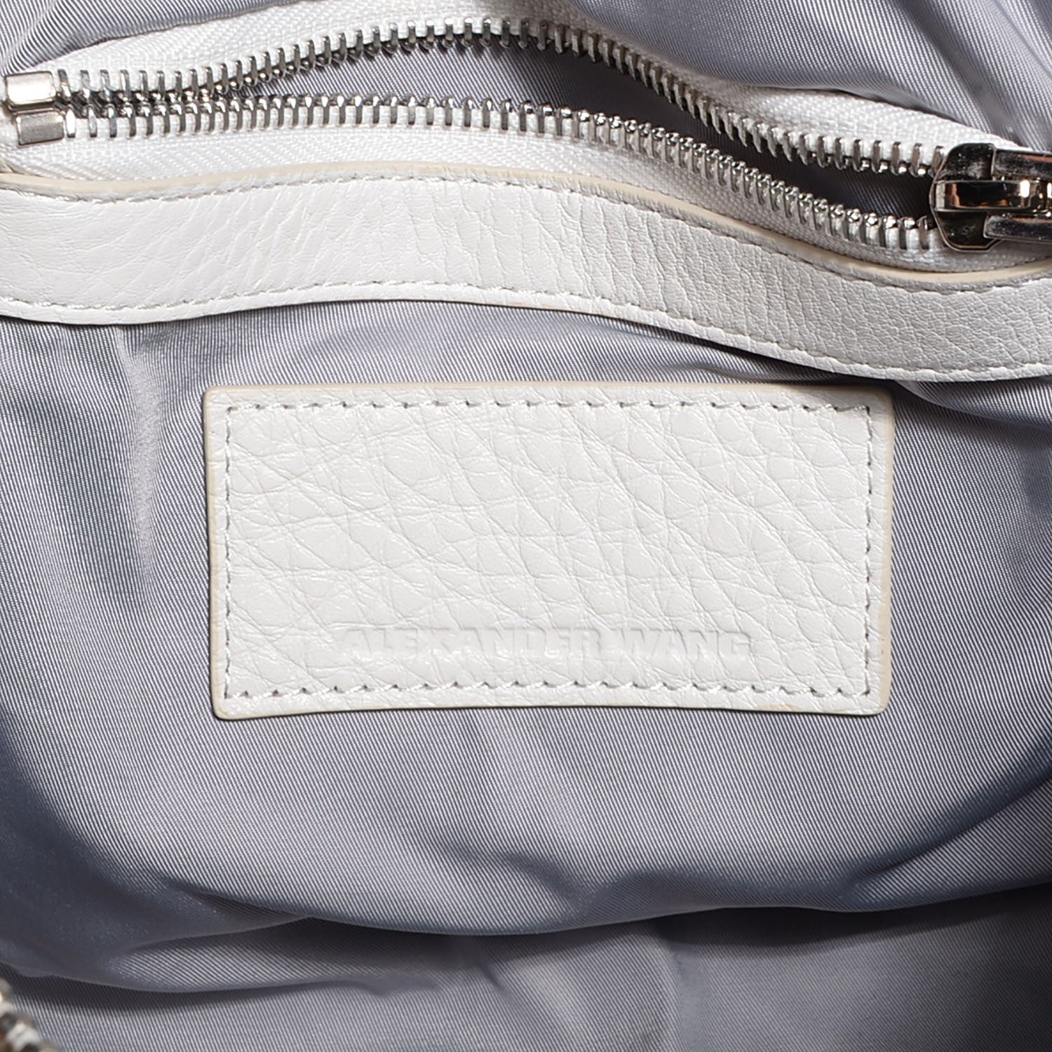 Alexander Wang Pebbled Lambskin Rockie Peroxide 6 of 9