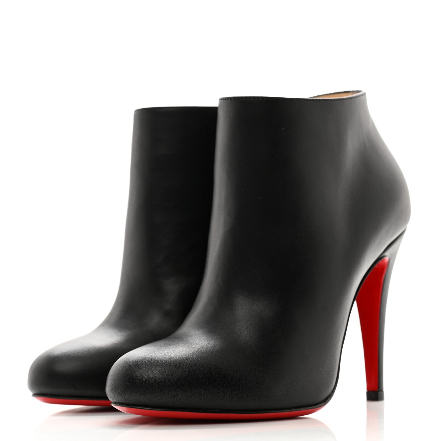 Calfskin Belle 100 Ankle Boots 35 Black