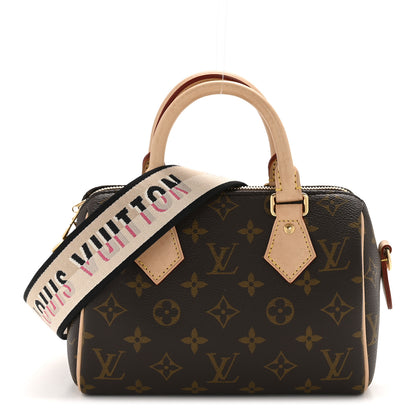Louis Vuitton Monogram Speedy Bandouliere 20 Black 1 of 11