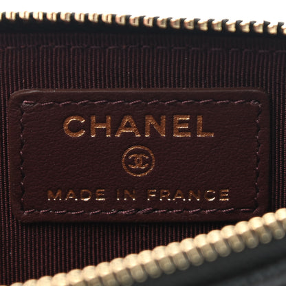 Chanel Caviar Quilted Classic Flat Wallet Pouch Black 6 of 7