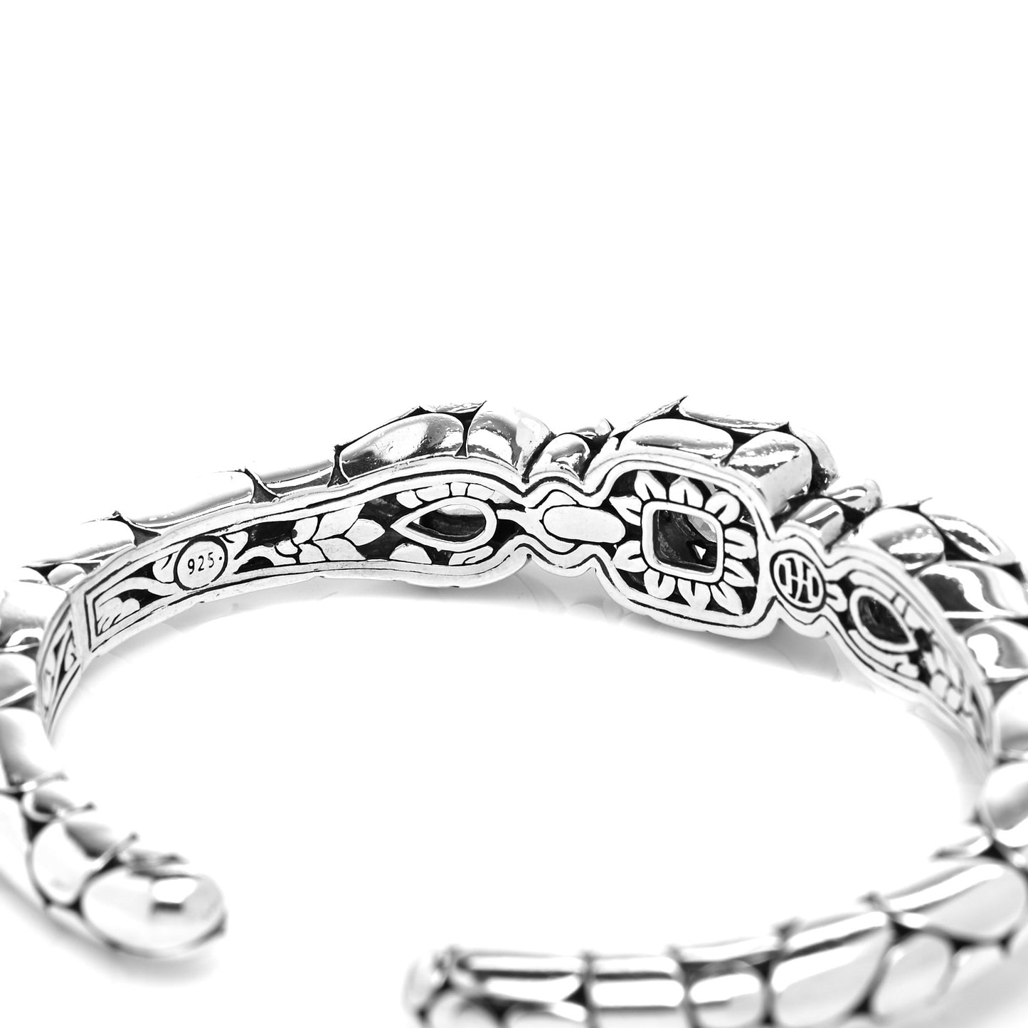 Sterling Silver Blue Topaz Kali Cuff Bracelet