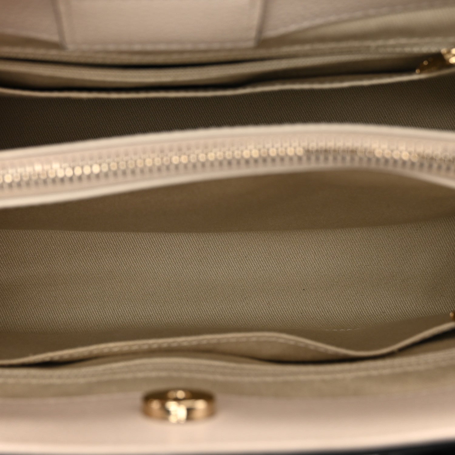 Chanel Grained Calfskin Small Bi-Color Neo Executive Shopper Tote Black Beige 6 of 13