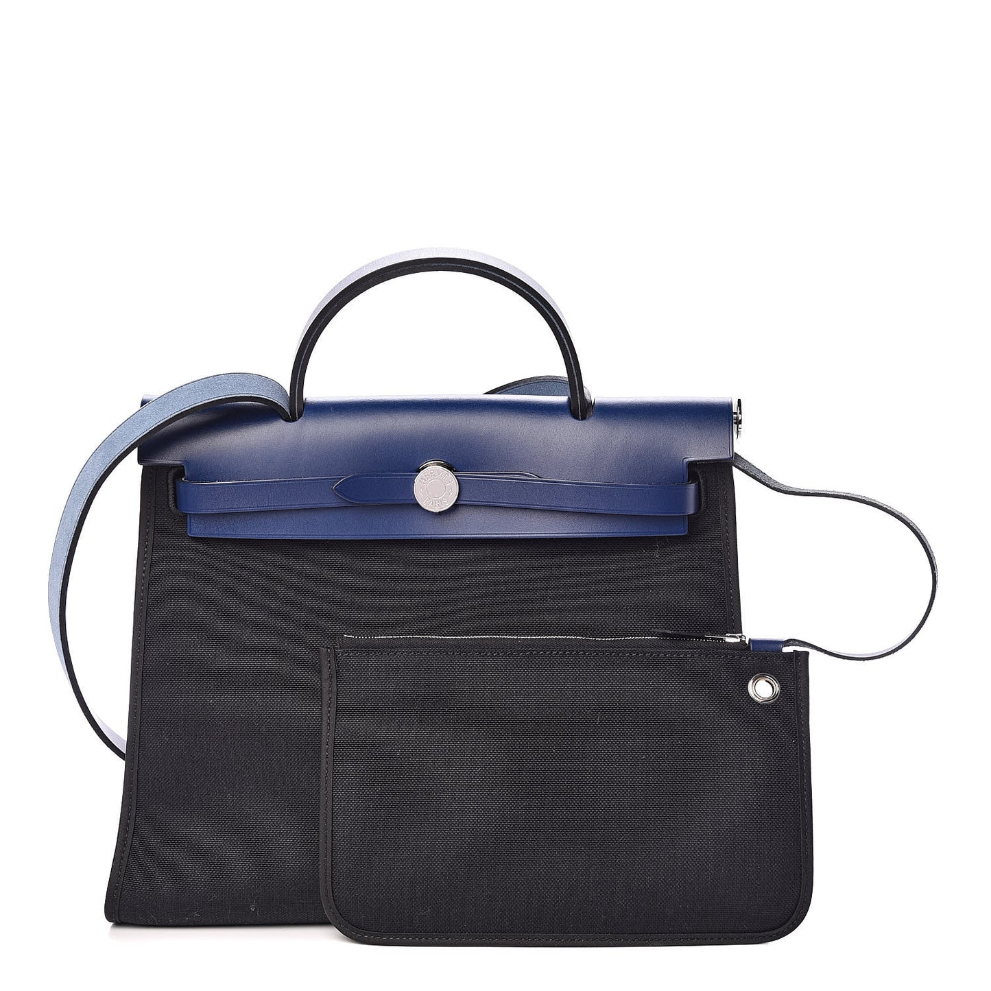 Vache Hunter Toile Herbag Zip 31 PM Bleu Saphir Black
