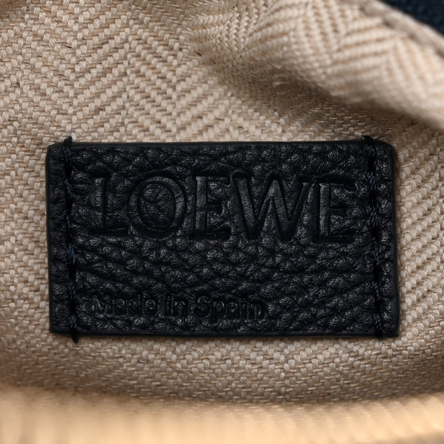 Loewe Soft Grained Calfskin Small Puzzle Edge Bag Navy 6 of 9