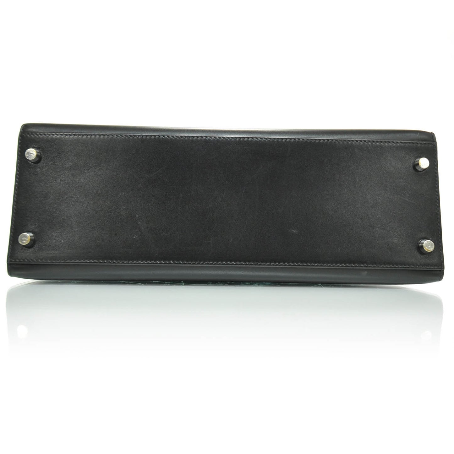 Box Calfskin Kelly 32 Black