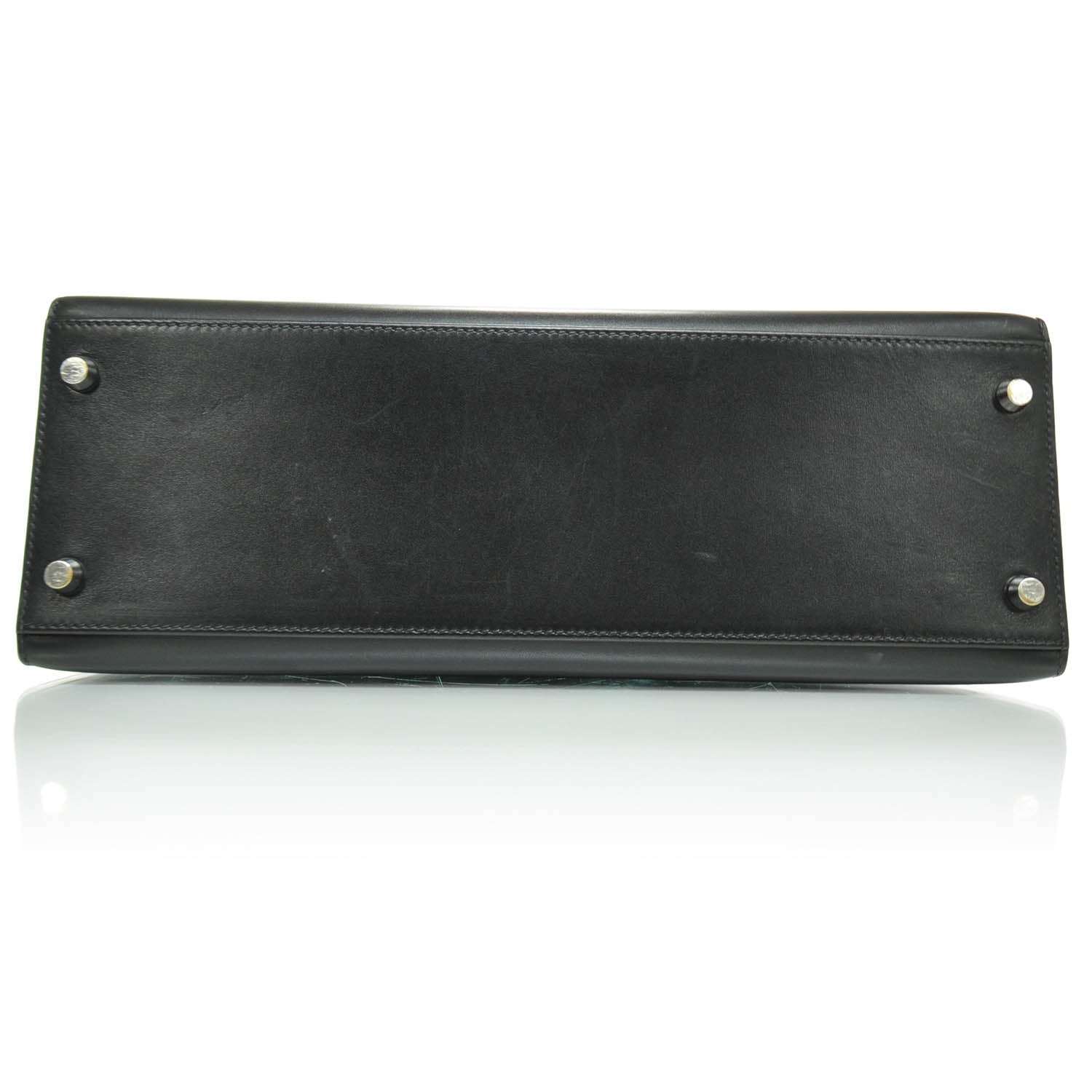 Hermes Box Calfskin Kelly 32 Black 6 of 11