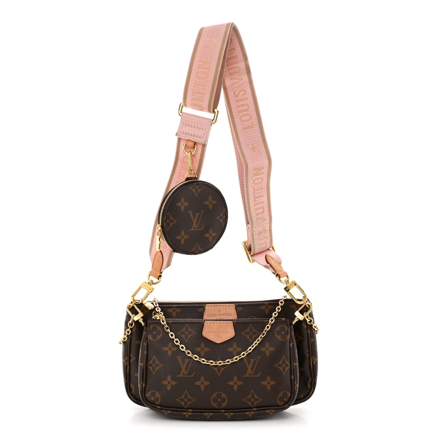 Monogram Multi Pochette Accessories Rose Clair