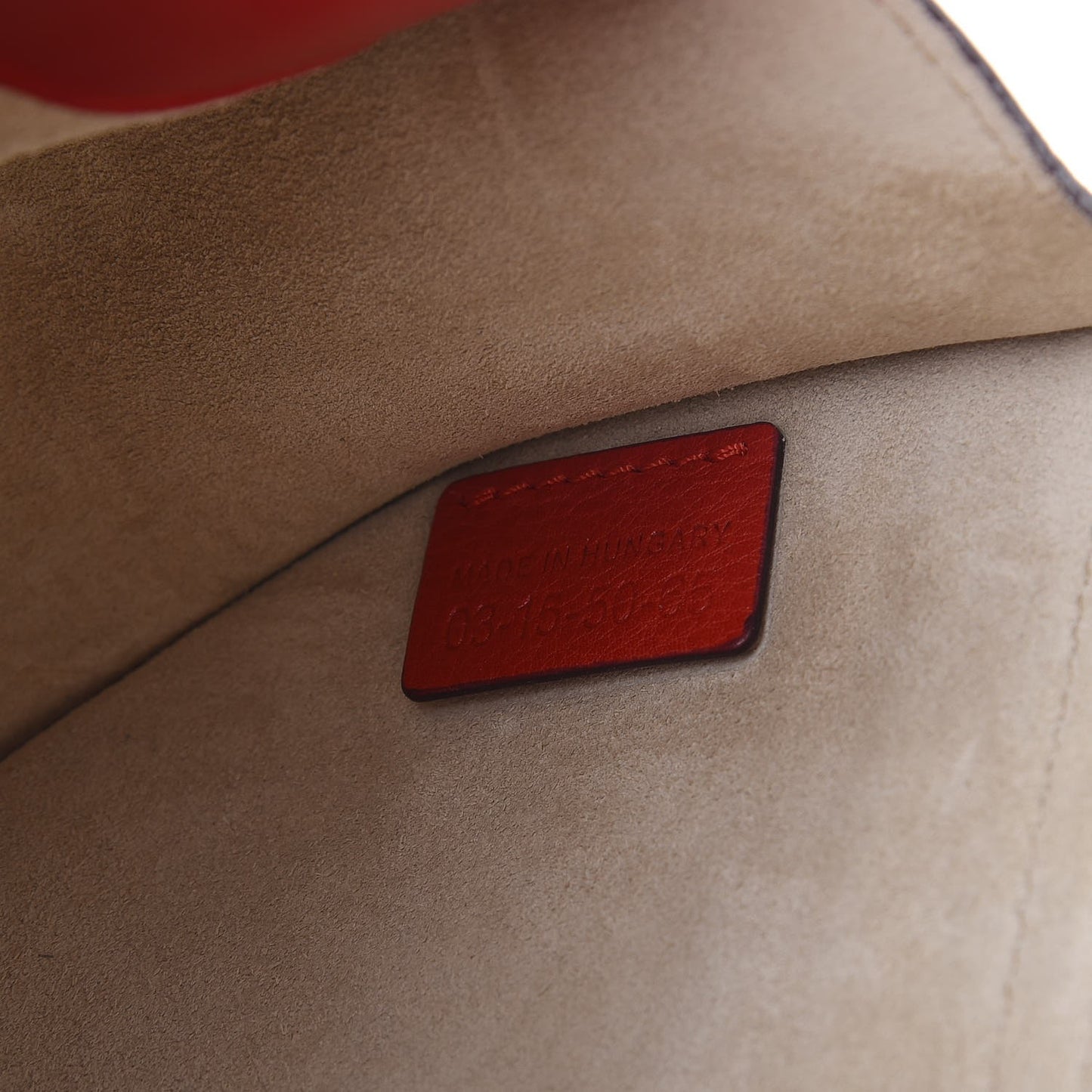 Calfskin Mini Georgia Crossbody Bag Paprika Red
