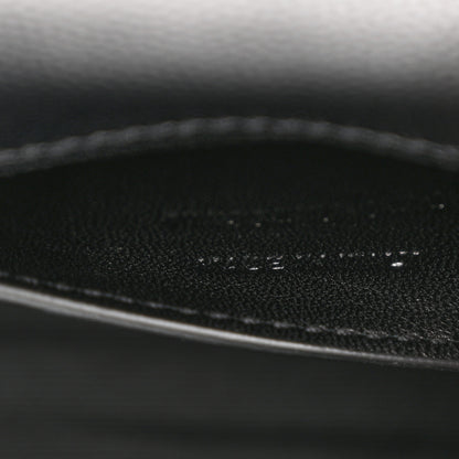 Saint Laurent Grain De Poudre Small Monogram Kate Satchel Black 7 of 14