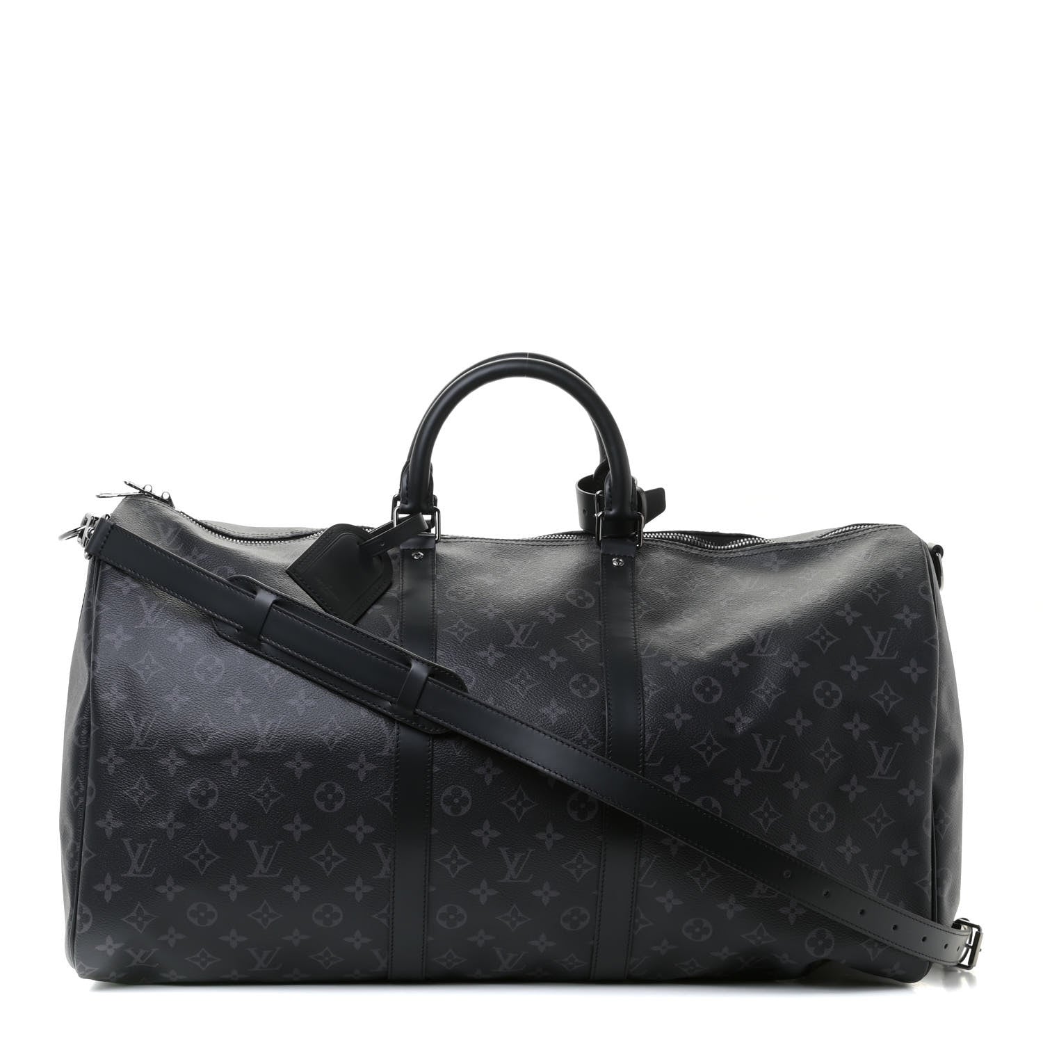 Louis Vuitton Monogram Eclipse Keepall Bandouliere 55 1 of 11
