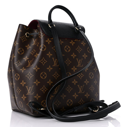 Louis Vuitton Monogram Montsouris PM Black 3 of 11