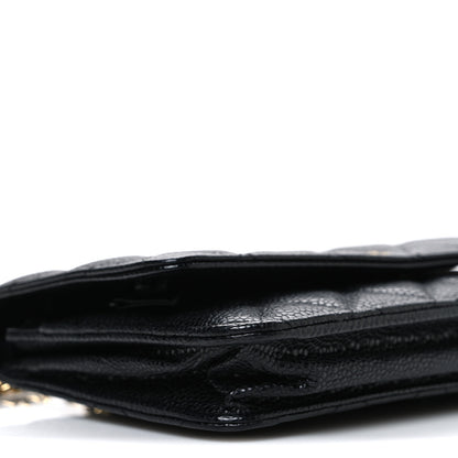 Chanel Caviar Quilted Wallet On Chain WOC Black 10 of 11