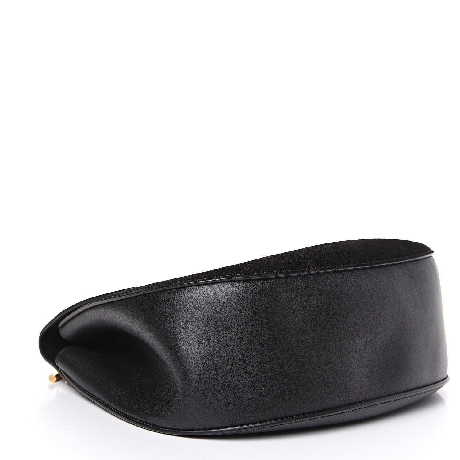 Chloe Suede Smooth Calfskin Drew Shoulder Bag Black 3 of 10