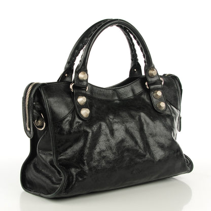 Balenciaga Agneau Giant 21 Silver Hardware City Black 3 of 8