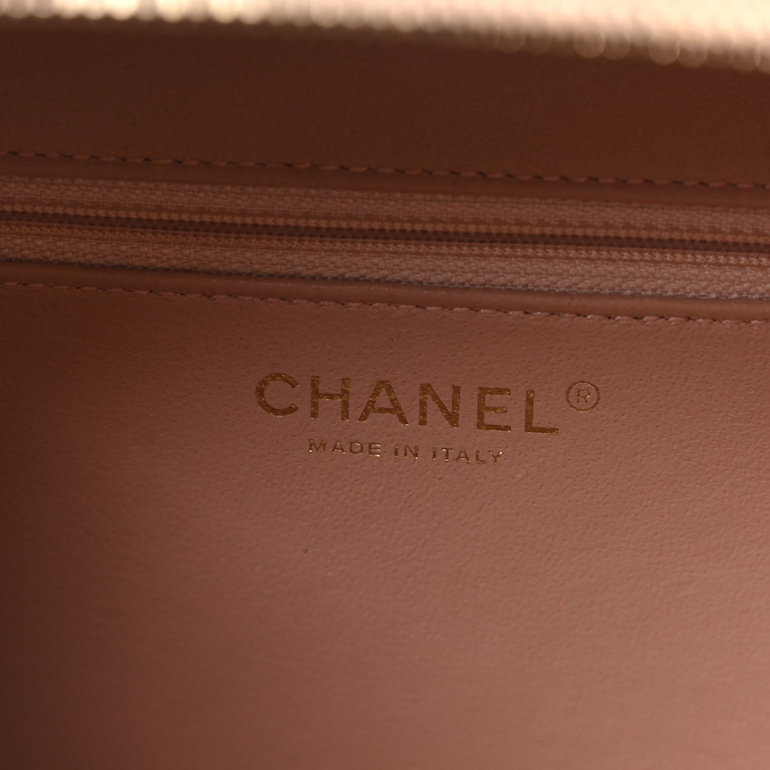 Chanel Caviar Quilted Large CC Filigree Vanity Case Beige 6 of 10
