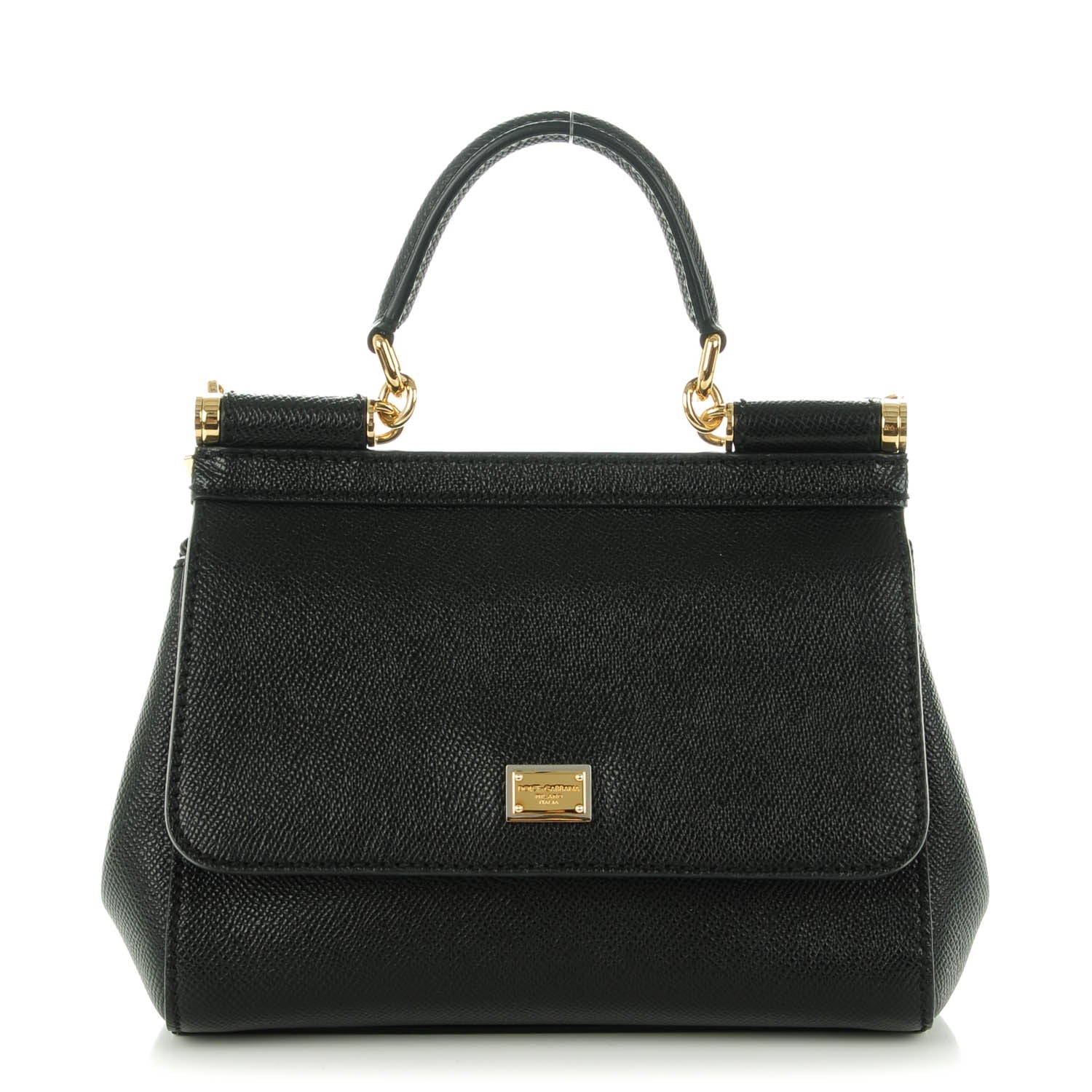 Dolce & Gabbana Dauphine Small Miss Sicily Satchel Black 1 of 6