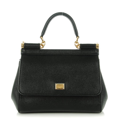 Dolce & Gabbana Dauphine Small Miss Sicily Satchel Black 1 of 6
