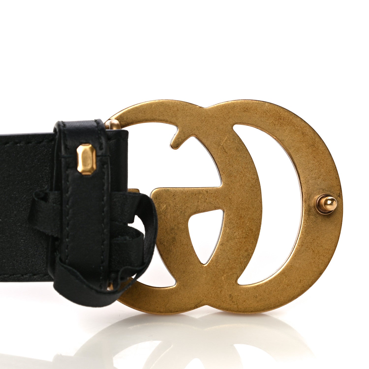 Gucci Calfskin Double G 40mm Belt 85 34 Black 7 of 15