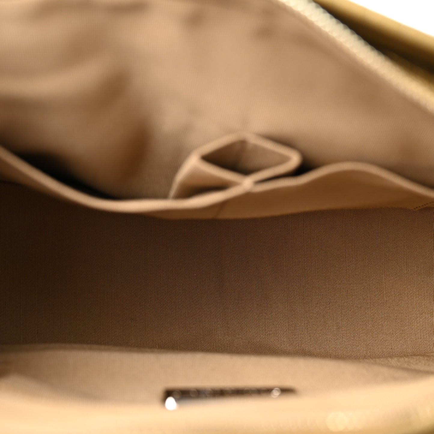 Metallic Calfskin Crocodile Embossed Medium Gabrielle Cocodile Hobo Gold