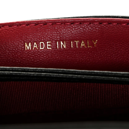 Chanel Lambskin Quilted Pearl Crown Clutch With Chain Black 8 of 14